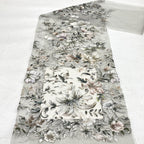 Laser Print Bead Sequin Embroidery Fabric — fabric photo 4