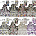 Multicolor Sequin Embroidered Mesh Fabric for Dresses — fabric photo 3