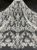 Heavy Sequin & Bubble-Bead Embroidered Bridal Fabric – Design 69919 — fabric photo 6