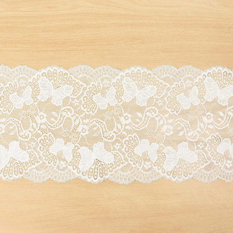 Butterfly Stretch Lace Trim 18 cm — fabric photo 5