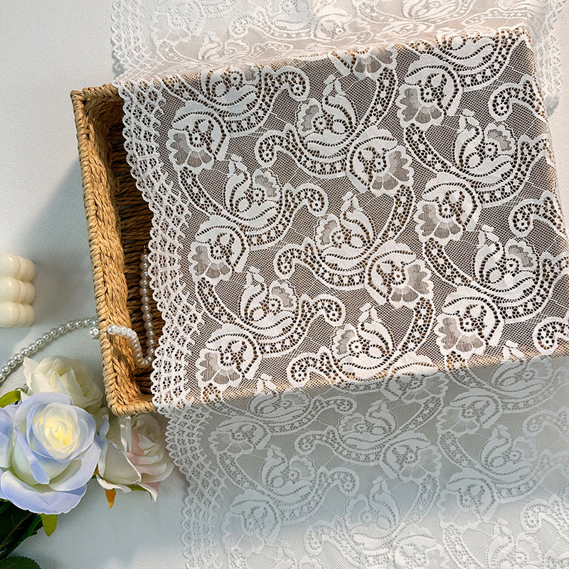 Wide Stretch Lace Trim 40 cm