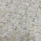 Dense Multisize Sequin Embroidered Chiffon — fabric photo 3