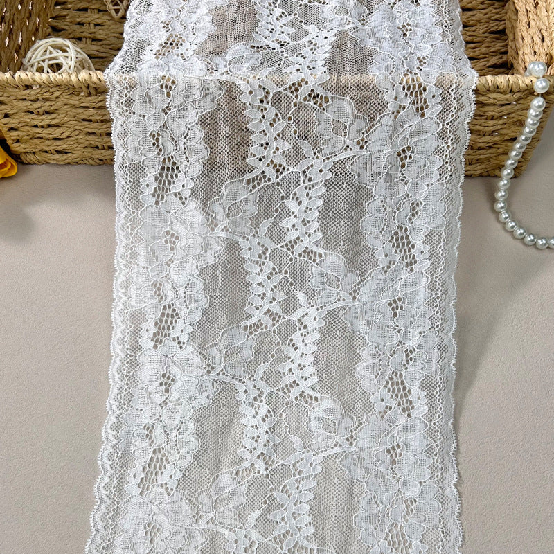 Stretch Nylon-Spandex Lace Trim 22 cm