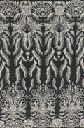 2/4 mm Crystal-Look Sequin & Double-Bead Embroidered Bridal Fabric – Design 94623
