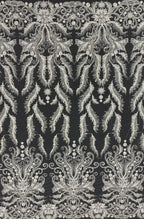 2/4 mm Crystal-Look Sequin & Double-Bead Embroidered Bridal Fabric – Design 94623