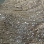 Water-Soluble Embroidery with 7mm Sequins — fabric photo 3