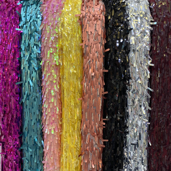 Large Spangle & 3/5mm Sequin Embroidery Fabric
