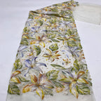 Ethnic Print Bead Sequin Embroidered Fabric