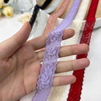 Single-Scallop Stretch Nylon Lace Trim 2.2 cm — fabric photo 2