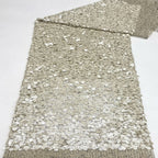 Plaid Base 5–12mm Sequin Embroidery Fabric — fabric photo 3