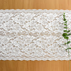 Large Floral Lace Trim 30 cm — fabric photo 2