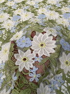 Multicolor Milk-Silk Embroidered Dress Fabric — fabric photo 4