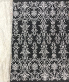 3 mm Crystal-Look Sequin Embroidered Bridal Fabric