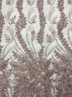 Cordwork & Sequin Embroidered Mesh for Eveningwear — fabric photo 4