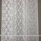 Double-Scallop Stretch Nylon Lace Trim 10 cm — fabric photo 4
