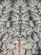 Foam Bead & 3/4mm Sequin Formalwear Fabric