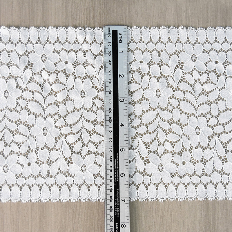 Picot-Edge Stretch Lace Trim 18 cm — fabric photo 2