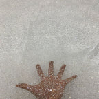 Bugle Bead and Crystal Embroidered Formal Fabric — fabric photo 2