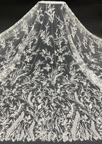 Beaded Sequin Embroidery Fabric for Bridesmaid Dresses — fabric photo 6