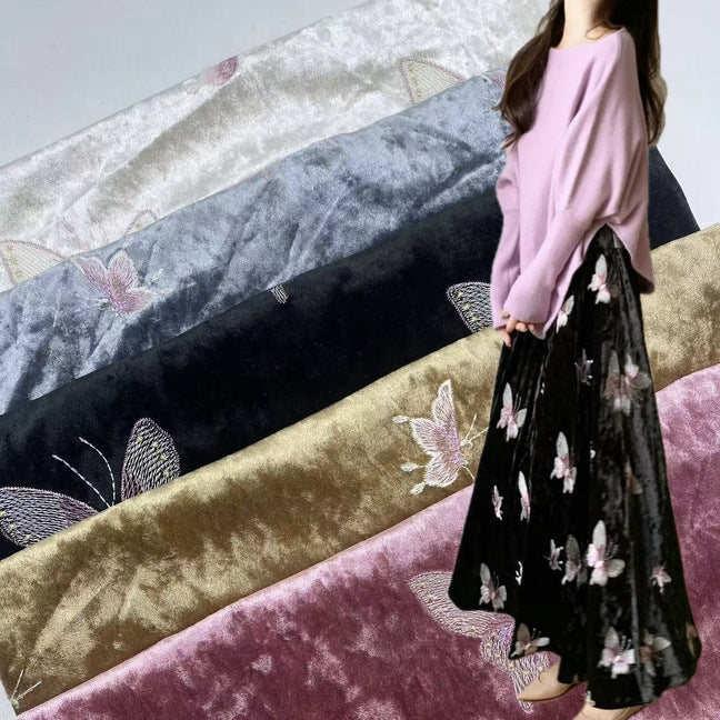 Mariposas coloridas bordadas en 3D: elegantes para vestidos y trajes de noche