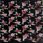 Velvet Base Eight-Color Sequin Embroidery Fabric — fabric photo 2