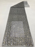 Bugle Bead & Foam Bead Sequin Fabric for Dresses — fabric photo 2