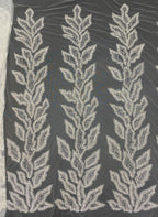 3D Heavy Double Bead & 3/4mm Sequin Fabric — fabric photo 6