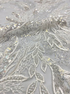 Sequin Embroidered Bridal Fabric – Design 38847 — fabric photo 5