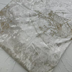 Vintage Umbrella 3D Embroidery Velvet - Elegant for Coats & Evening Gowns