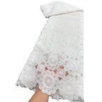 Polyester Corded Water-Soluble Guipure Lace Fabric – 5-Yard Multiples — fabric photo 5