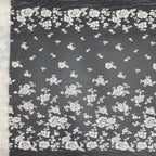 3D Raised-Bead and Sequin Embroidered Bridal Fabric — fabric photo 2