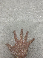 Random Net Bead & Crystal Sequin Embroidery Fabric — fabric photo 3