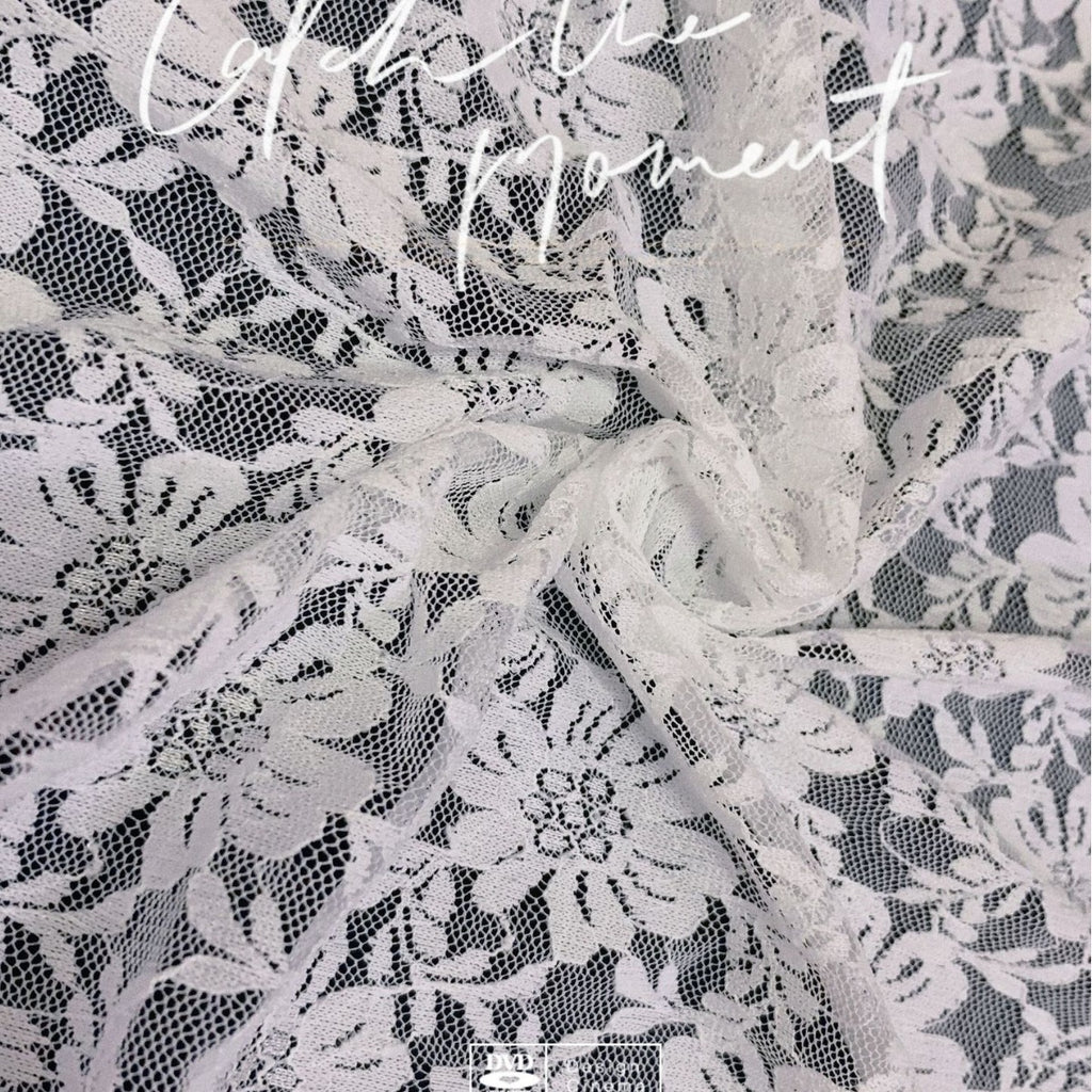 Stretch Nylon-Spandex Lace Trim — fabric photo 3