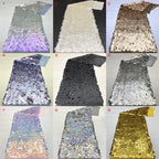 Stretch Mesh with 18mm Shell Sequins — fabric photo 4