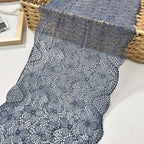 Ditsy Floral Wide Stretch Nylon-Spandex Lace Trim 23 cm — fabric photo 3