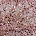 Textured Rope Shell Sequin Embroidered Fabric — fabric photo 5