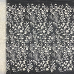 Botanical Sequin & Laser-Cut Embroidered Bridal Fabric – Design 58879