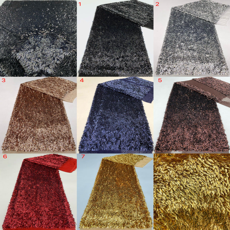 Stretch Sequin Embroidered Stretch Mesh Fabric – Design 83167