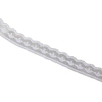 Straight-Edge Narrow Stretch Lace Trim — fabric photo 4