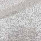 Dense Foam Bead Embroidered Bridal Fabric — fabric photo 5