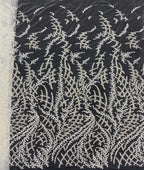 Double-Bead Sequin Embroidered Fabric for Bridal Gowns — fabric photo 6