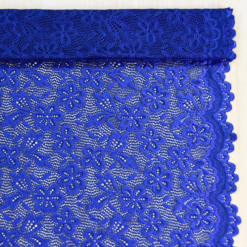 Double-Scallop Textured Stretch Nylon Lace Trim 30 cm — fabric photo 2