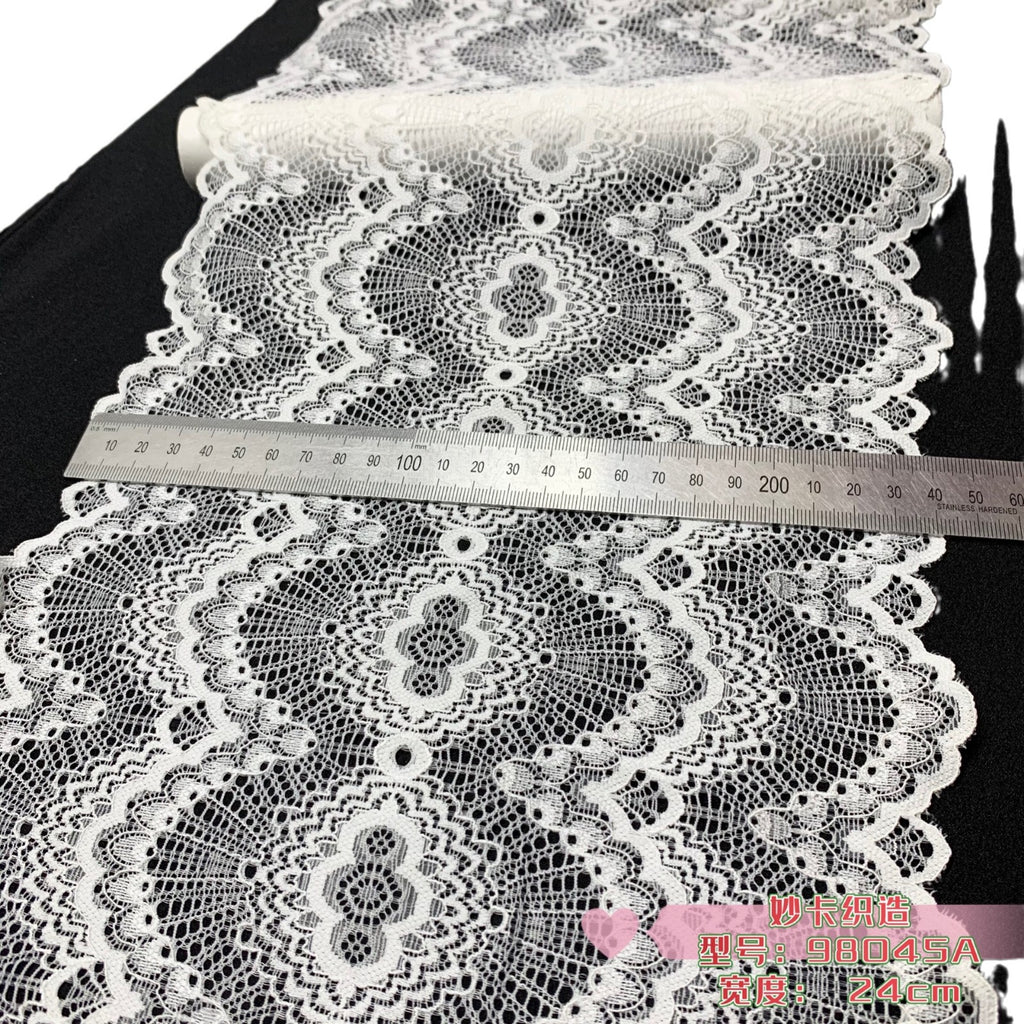Double-Scallop Nylon Lace Trim — fabric photo 3