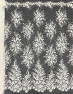 Botanical Bugle and Foam Bead Sequin Fabric — fabric photo 6
