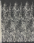 White-Core & Foam Bead Sequin Bridal Fabric — fabric photo 6