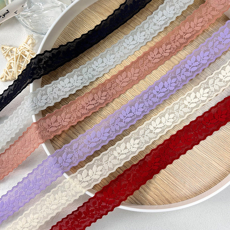 Single-Scallop Stretch Nylon Lace Trim 2.2 cm