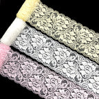 Ruffled Stretch Lace Trim — fabric photo 2