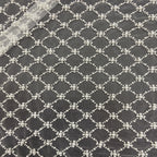 Diamond Bead & Foam Bead Embroidered Fabric — fabric photo 5