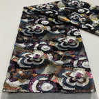 Heavy Colorful Laminated Sequin Embroidery Fabric — fabric photo 3