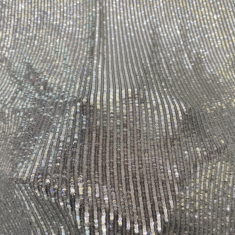 Dense 2mm Laminated Sequin Embroidery Fabric — fabric photo 3